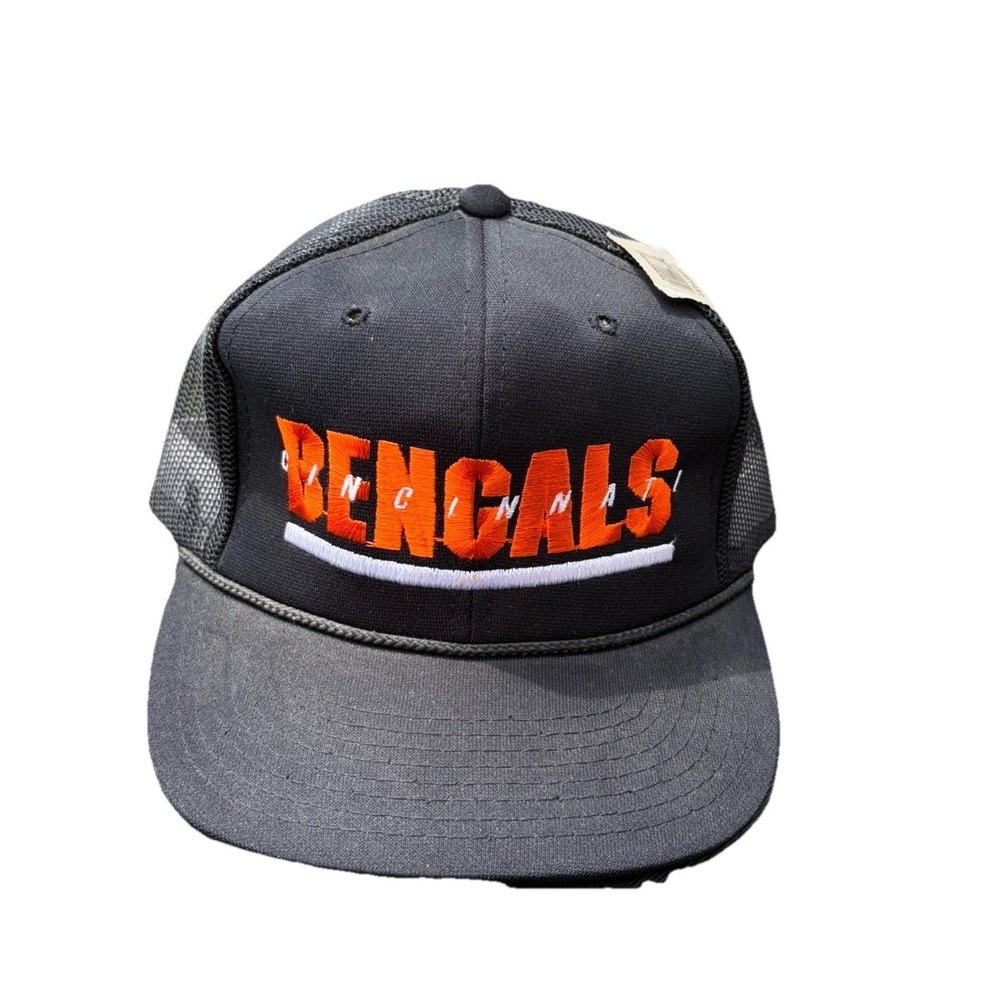 Vintage Cincinnati Bengals corduroy snapback hat 90's 2000's Y2K Retro USA NWT